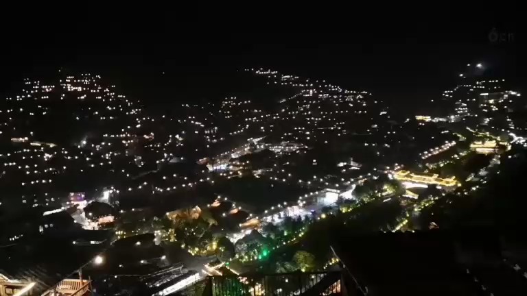 船长直播西江千户苗寨夜景