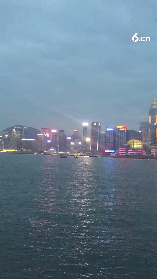 香港维多利亚港湾夜景