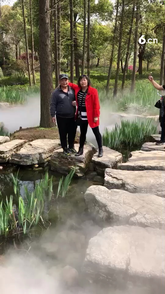 我们在上海滨江公园玩