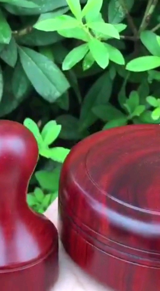 小叶紫檀【印章 印泥盒】一套