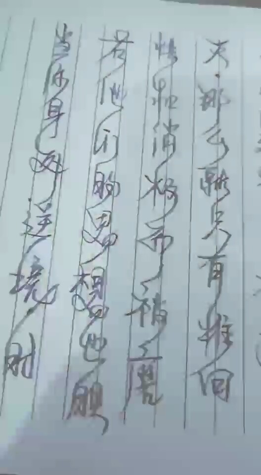 日常书法练习中……