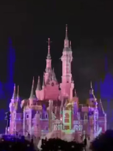 超美上海迪斯尼烟花秀