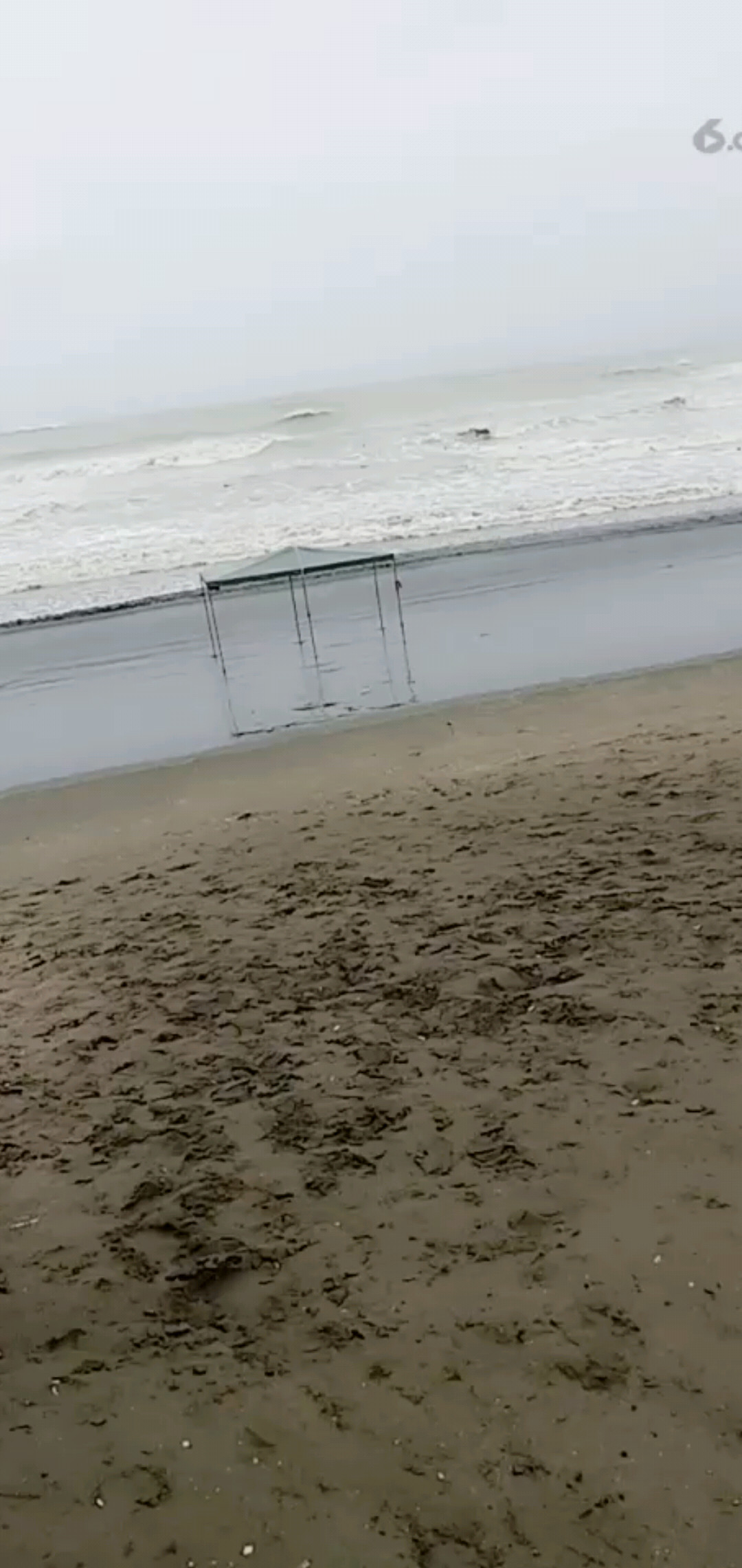 波澜壮阔的大海，渺小的我