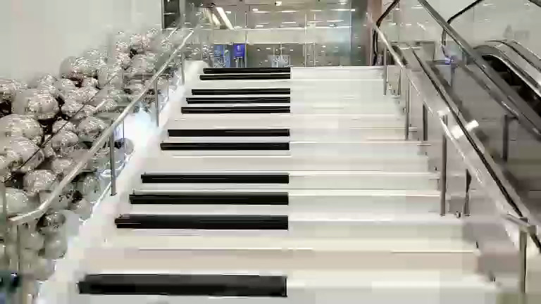 重庆钢琴台阶
