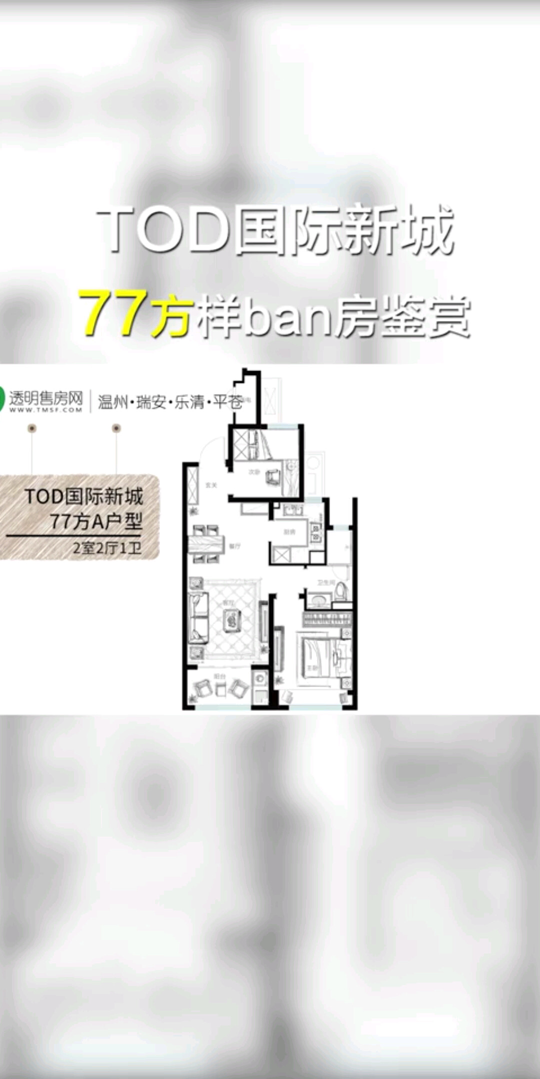 样板房鉴：温州市TOD新城