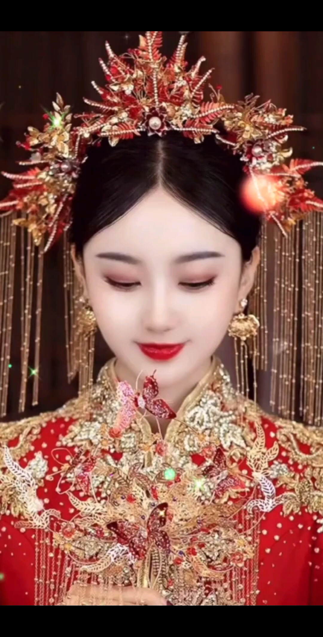 结婚时没穿过婚纱 今天终于